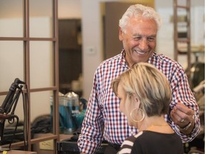 Carlo Felicella left Italy when he was 19 for Ontario for odd jobs and to study hairdressing. Now 83, he has been cutting hair for the past 57 years.