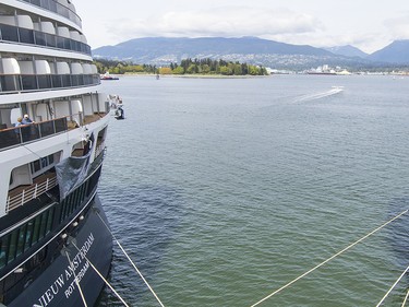 VANCOUVER — The Oosterdam cruise ship collided with the already docked Nieuw Amsterdam in a Vancouver port at around 6:50 a.m. on May 4, 2019. Holland America, which owns both cruise ships, said there were no injuries and minimal damage.