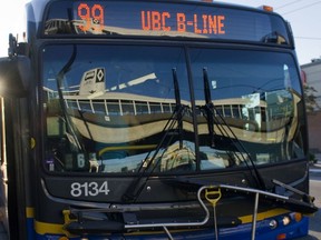 The new 41st Avenue B-Line will connect Joyce-Collingwood on the SkyTrain to the University of B.C. TransLink said it will mean increased service every three to six minutes in peak periods.