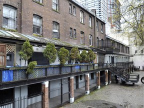 This photo taken in 2011 shows the Stanley and New Fountain Hotels exit on to Blood Alley. This will be the site of a new 598-person events space with the building facades preserved.