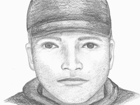 Surrey RCMP composite sketch of assault suspect.