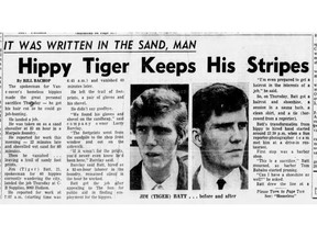 The front page of the May 5, 1967 featured a story and photos on hippie Jim Batt.