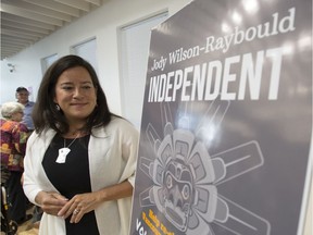 Jody Wilson Raybould announces that she will run as a independent in the fall election during a news conference in Vancouver, Monday, May 27, 2019.
