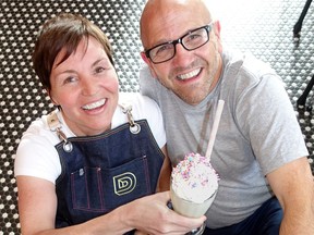Chef Dawn Doucette manages and contractor-husband Nino Giangrande built North Vancouver's 1950s-themed Douce Diner that serves mostly breakfast-type dishes from early morning to mid-afternoon.