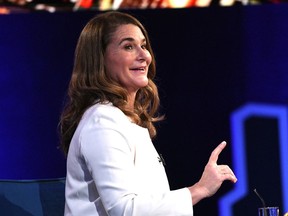 Melinda Gates speaks onstage at Oprah's SuperSoul Conversations at PlayStation Theater on February 05, 2019 in New York City.