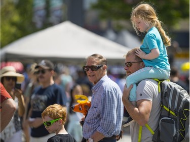 Hats Off Day is a huge, one-day street festival featuring a colourful main-street style parade followed by a big street party. Hastings Street from Boundary Road to Gamma Avenue is car-free for the event.