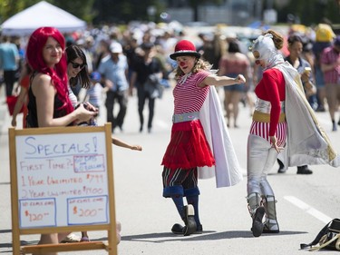 Hats Off Day is a huge, one-day street festival featuring a colourful main-street style parade followed by a big street party. Hastings Street from Boundary Road to Gamma Avenue is car-free for the event.