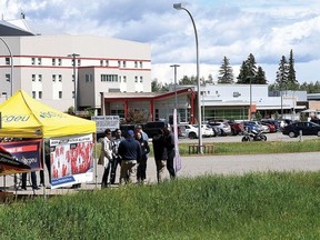 The BCGEU held a rally in support of staff in front of Prince George Regional Correction Centre Tuesday, June 4, 2019.