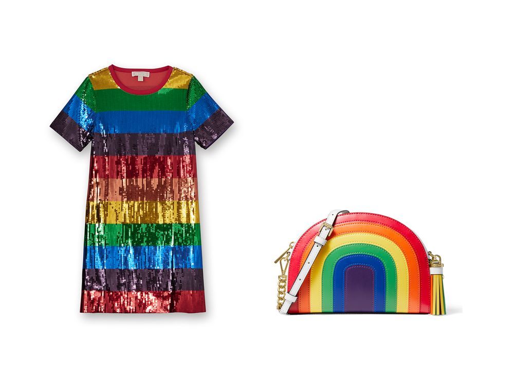 Michael kors rainbow clearance shirt