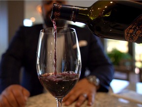 Langley has become a hotspot of wineries. A wine is poured at Glass House Estate Winery.