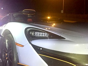 Shortly after 10pm, June 17, 2019 a West Vancouver Police Traffic Section officer observed a 2019 McLaren 600LT supercar travelling at a high rate of speed Westbound on Highway #1 near 15th St.