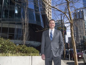 CBRE Vancouver managing director Norm Taylor outside his Vancouver office in March 2019.