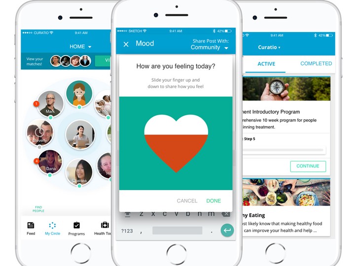  Using a combination of artificial intelligence and private social networks, Curatio’s mobile app fills a gap in our healthcare system, creating personalized support networks for patients and caregivers who are newly diagnosed or navigating their way through an illness or chronic condition.