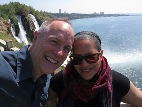Frank Thomae and his wife Lissette in Antalya Turkey.