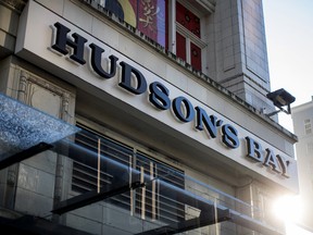 Hudson's Bay Co. store in downtown Vancouver, British Columbia.