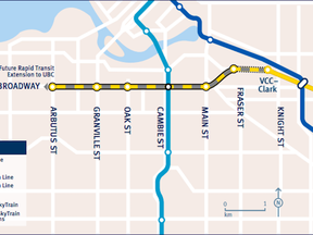 Broadway Subway Map