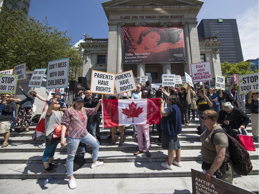 Duelling SOGI Rallies Heated In Vancouver, But No Major Violence ...