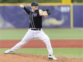Right-hander Josh Burgmann of Nanaimo pitches for the University of Washington Huskies. He was selected by the Chicago Cubs in the fifth round of Major League Baseball's amateur draft in June.