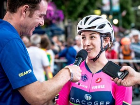 Maggie Coles-Lyster, 20, is off to a great start in 2019, having won the prestigious Tour of Somerville, the oldest bike race in the U.S. She's shown here after the PoCo Grand Prix, part of 2018 B.C. Superweek.