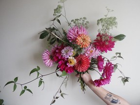 Summer flowers by Forage and Bloom. Photo: Forage and Bloom for The Home Front: Hyper local flowers for your home by Rebecca Keillor [PNG Merlin Archive]