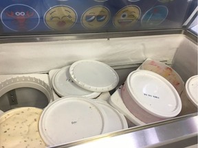 A B.C. lake resort is offering a reward in exchange for information about a theft and vandalism that took place last week. These photos posted by the owners of Mabel Lake Resort & Marina show the damage done to an ice cream cooler at the resort's cafe.