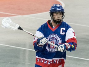Tyler Codron, a rugged defender for the Maple Ridge Burrards.