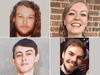 Top row: Lucas Fowler, 23, of Australia and his American girlfriend Chynna Deese, 24, were found dead on July 15. Bottom row: Port Alberni, B.C., teens Bryer Schmegelsky, 18, and Kam McLeod, 19, are missing.