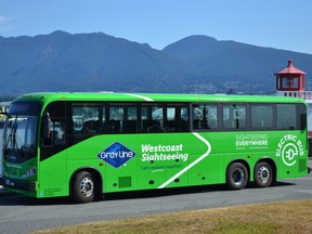 Gray Line Westcoast Sightseeing has received the first two of the 80 zero-emission electric buses it ordered from Chinese automaker BYD, the world’s largest manufacturer of electric vehicles.
