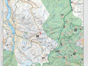 Chilcotin area map