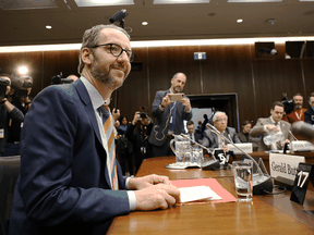 Gerald Butts, former principal secretary to Prime Minister Justin Trudeau, testifies before the House of Commons justice committee on Parliament Hill on March 6, 2019.