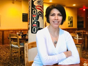 ‘We live off the land here,’ says Yvonne Smith, a Skidegate recipe developer and writer whose Haida name is Jaadsodaga Xiigangs. ‘Our grocery store brings in food once a week and when it’s gone, it’s gone, so we look for alternative ways to eat.’