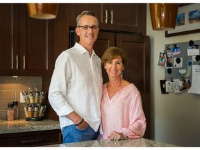 Andy and Pam Dawes in their Vancouver home. Both are retiring this year after more than 60 years combined of policing with the Vancouver Police Department.