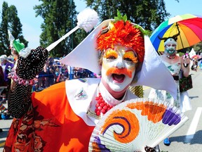 A scene from the 40th Annual Pride Parade in 2018.