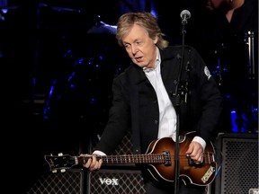 Sir Paul McCartney performs his Freshen Up Tour at T-Mobile Arena in Las Vegas on June 28.