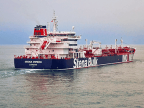 The Stena Impero, a British-flagged ship, is believed to have been captured by Iran on Friday.