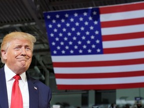 U.S. President Donald Trump holds a campaign rally in Greenville, North Carolina July 17, 2019.  REUTERS/Kevin Lamarque