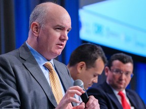 Commercial values in retail, office, industrial classes are staying firm while home prices have been falling says Jim Costello (foreground), senior vice-president of Real Capital Analytics.