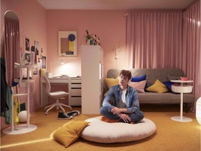 Invest in items for your dorm room that you'll want to keep longer than your time at university. Window coverings can make the space cosier and cut energy use. Photo: Ikea for The Home Front: Thinking sustainably about dorm room decor by Rebecca Keillor [PNG Merlin Archive]