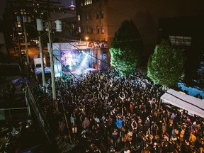 2018's Monstercat Compound street party.