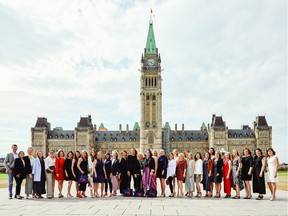 The team from the brand Beautycounter lobbied at Parliament in May 2019 to strengthen beauty laws in Canada.