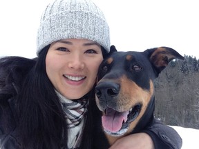 Nanami Ushiroji of North Vancouver was traumatized when she took her dog out for a walk and the animal was electrocuted on the sidewalk outside Lonsdale Quay.