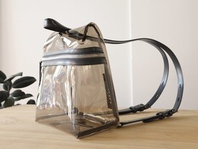 Kara small transparent backpack, $564 ($304) at Nouvelle Nouvelle, nouvellenouvelle.com.