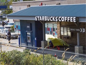 Suminder "Ali" Grewal,was shot dead Friday morning at the Southpoint Exchange mall in South Surrey. Surrey RCMP said the shooting occurred around 9:20 a.m. in the drive-through shared by Envision Financial and Starbucks. Francis Georgian   /  PNG staff photo)  ( Prov / Sun News ) 00058298A [PNG Merlin Archive]