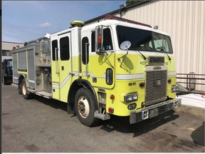 Able Auctions is selling a 1997 Freightliner fire truck on Aug. 10.
