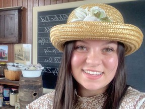 Jade Johnson, 20, is running the 150 Mile Historic School House this summer. She would like to hear from people who can share memories of the school, which opened 120 years ago and closed in the late 1950s.