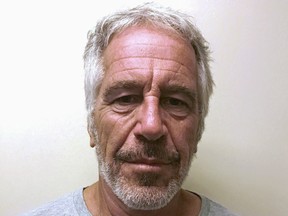 U.S. financier Jeffrey Epstein appears in a photograph taken for the New York State Division of Criminal Justice Services' sex offender registry March 28, 2017 and obtained by Reuters July 10, 2019.