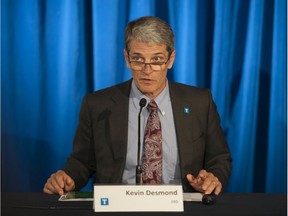Translink CEO Kevin Desmond was paid $405,242, plus benefits and expenses, in 2018.