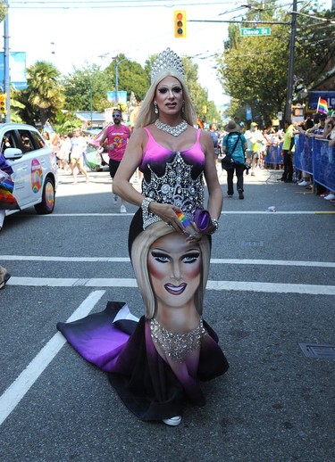 VANCOUVER, BC., August 4, 2019 -  Scenes from the 2019 Vancouver Pride Parade in Vancouver,  BC., August 4, 2019.  (NICK PROCAYLO/PNG)   00058300A ORG XMIT: 00058300A [PNG Merlin Archive]