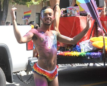 VANCOUVER, BC., August 4, 2019 -  Scenes from the 2019 Vancouver Pride Parade in Vancouver,  BC., August 4, 2019.  (NICK PROCAYLO/PNG)   00058300A ORG XMIT: 00058300A [PNG Merlin Archive]