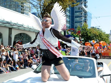 VANCOUVER, BC., August 4, 2019 -  Scenes from the 2019 Vancouver Pride Parade in Vancouver,  BC., August 4, 2019.  (NICK PROCAYLO/PNG)   00058300A ORG XMIT: 00058300A [PNG Merlin Archive]